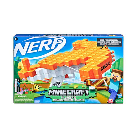 Replique Nerf - Minecraft - Blaster Arbalète Pillager's Crossbow